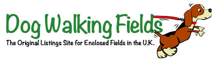 Dog Walking Fields Logo