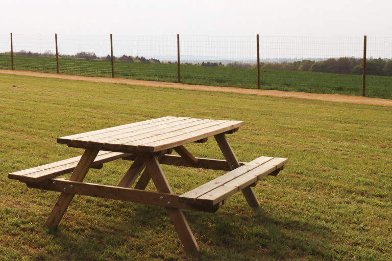 Seating area at Dog Park 768x512